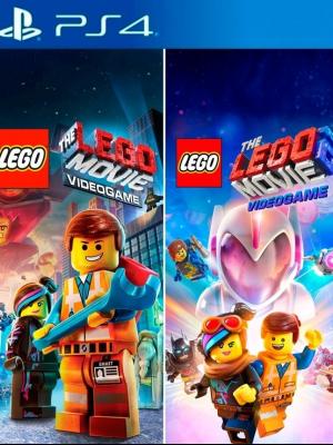 2 JUEGOS EN 1 The LEGO Movie Videogame mas The LEGO Movie 2 Videogame PS4