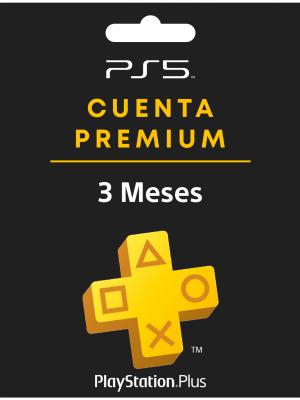 PSN PLUS PREMIUM 3 MESES CUENTA PRINCIPAL PS5